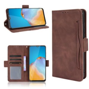 For Cubot Note 20 / Note 20 Pro Skin Feel Calf Texture Horizontal Flip Leather Case with Holder & Card Slots & Photo Frame(Brown) (OEM)