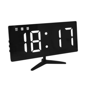 6615A LED Electronic Clock Smart Digital Table Clock(White) (OEM)