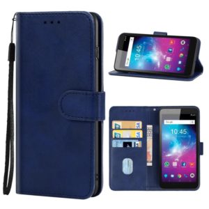 Leather Phone Case For ZTE Blade L8(Blue) (OEM)