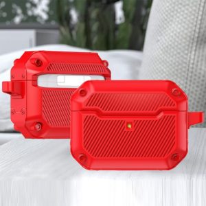 Shield Armor Shield Armor Waterproof Wireless Earphone Protective Case For AirPods Pro(Red) (OEM)