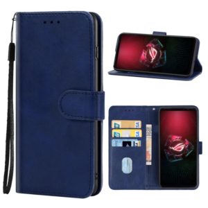 Leather Phone Case For Asus ROG Phone 5 Pro(Blue) (OEM)