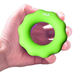 Silicone Finger Marks Grip Device Finger Exercise Grip Ring, Specification: 15LB (Green) (OEM)