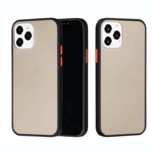 For iPhone 12 Pro Max Skin Hand Feeling Series Shockproof Frosted PC+ TPU Protective Case(Black) (OEM)