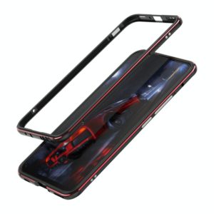 For Huawei Honor 30 Aluminum Alloy Shockproof Protective Bumper Frame(Black Red) (OEM)