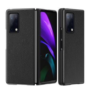 For Huawei Mate X2 Leather Texture + PC Full Coverge Folding Case(Black Litchi Texture) (OEM)