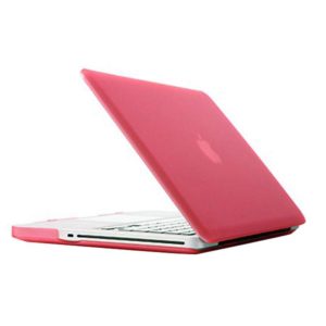 Frosted Hard Plastic Protection Case for Macbook Pro 13.3 inch(Pink) (OEM)