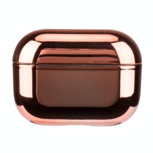 For AirPods Pro Electroplated PC Earphones Shockproof Protective Case(Rose Gold) (OEM)