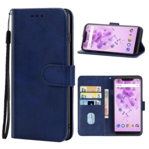 Leather Phone Case For Wiko View2 Go(Blue) (OEM)