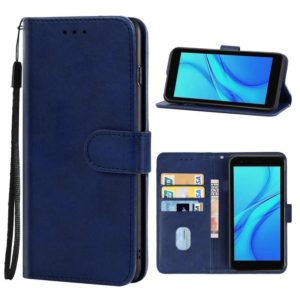 Leather Phone Case For Itel A27(Blue) (OEM)