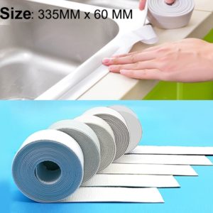 PE Kitchen and Bathroom Waterproof and Mildew Proof tape Size:60mm x 3.35m(White) (OEM)