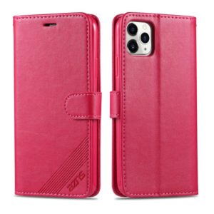 For iPhone 11 Pro AZNS Sheepskin Texture Horizontal Flip Leather Case with Holder & Card Slots & Wallet(Red) (AZNS) (OEM)