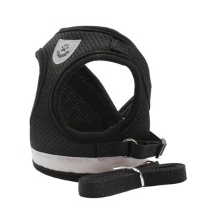 BL-844 Pet Chest Straps Reflective Breathable Dog Rope, Size: S(Black) (OEM)