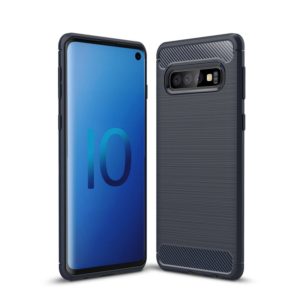 Brushed Texture Carbon Fiber TPU Case for Galaxy S10 (OEM)