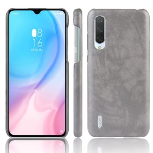 Shockproof Litchi Texture PC + PU Case For Xiaomi Mi A3(Gray) (OEM)