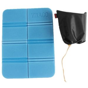 XPE Folder Camping Mat Folding Portable Small Cushion Moisture-Proof Waterproof Prevent Dirty Picnic Mat Beach Pad(Blue) (OEM)