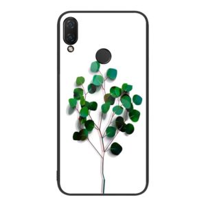 For Huawei nova 3i Colorful Painted Glass Phone Case(Sapling) (OEM)