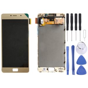OEM LCD Screen for Lenovo Vibe P2 / P2a42 / P2c72 Digitizer Full Assembly with Frame (Gold) (OEM)