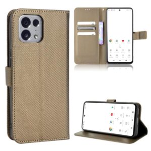 For TONE E22 Diamond Texture Leather Phone Case(Brown) (OEM)
