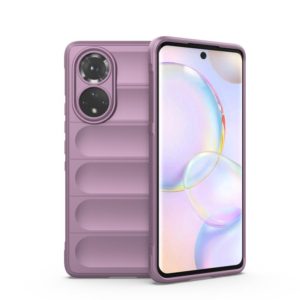 For Huawei Nova 9/Honor 50 Magic Shield TPU + Flannel Phone Case(Purple) (OEM)