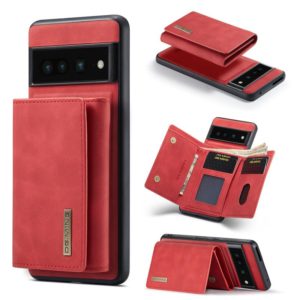 For Google Pixel 7 Pro 5G DG.MING M1 Series 3-Fold Multi Card Wallet + Magnetic Phone Case(Red) (DG.MING) (OEM)