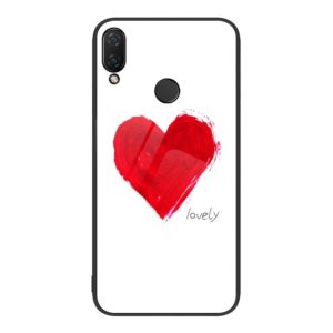 For Huawei nova 3i Colorful Painted Glass Phone Case(Love) (OEM)