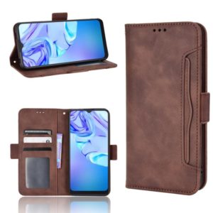 For TCL 30 SE / 30 E / 306 / Sharp Aquos V6 Skin Feel Calf Pattern Leather Phone Case(Brown) (OEM)