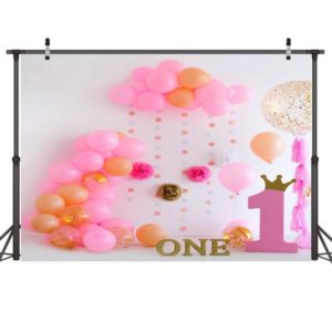 2.1m X 1.5m One Year Old Birthday Photography Background Party Decoration Hanging Cloth(584) (OEM)