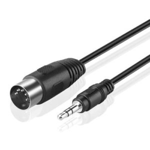 3.5mm Stereo Jack to Din 5 Pin MIDI Plug Audio Adapter Cable, Cable Length: 1.5m (OEM)