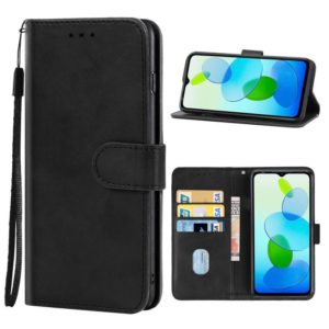 For Infinix Smart 6 HD Leather Phone Case (Black) (OEM)