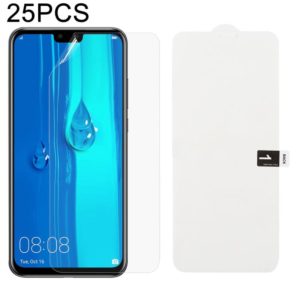 25 PCS Soft Hydrogel Film Full Cover Front Protector with Alcohol Cotton + Scratch Card for Huawei Y9 (2019) / Enjoy 9 Plus (OEM)