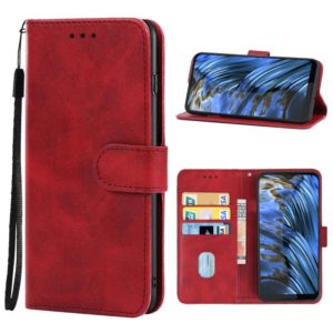 Leather Phone Case For Leangoo M12(Red) (OEM)