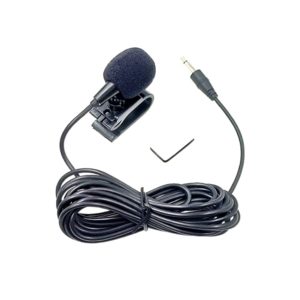 ZJ025MR Stick-on Clip-on Lavalier 3.5mm Jack Mono Microphone for Car GPS / Bluetooth Enabled Audio DVD External Mic, Cable Length: 3m (OEM)