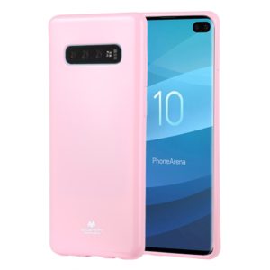 GOOSPERY PEARL JELLY TPU Anti-fall and Scratch Case for Galaxy S10+ (Pink) (GOOSPERY) (OEM)