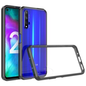 Scratchproof TPU + Acrylic Protective Case for Huawei Honor 20 Pro(Black) (OEM)