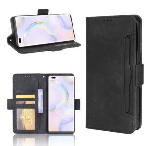 For Honor 50 Pro / Huawei nova 9 Pro Skin Feel Calf Pattern Horizontal Flip Leather Phone Case with Holder & Card Slots & Photo Frame(Black) (OEM)
