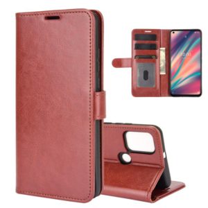 For wiko view 5 R64 Texture Single Horizontal Flip Protective Case with Holder & Card Slots & Wallet& Photo Frame(Brown) (OEM)