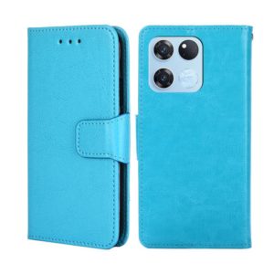 For OnePlus Ace Racing Crystal Texture Leather Phone Case(Light Blue) (OEM)