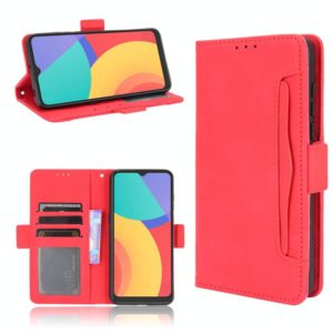 For TCL 20Y / Alcatel 1S 2021 Skin Feel Calf Pattern Leather Phone Case(Red) (OEM)