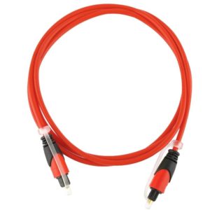 Digital Audio Optical Fiber Toslink Cable, Cable Length: 1m, OD: 4.0mm (Gold Plated) (OEM)