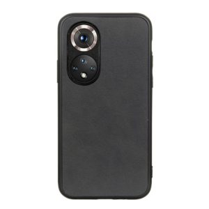 For Honor 50 Pro Accurate Hole Two-color Calf Texture Shockproof Case(Black) (OEM)