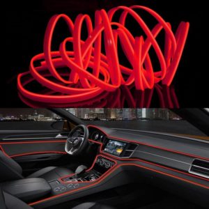 3m Cold Light Flexible LED Strip Light For Car Decoration(Red Light) (OEM)