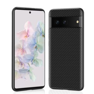For Google Pixel 7 5G Ultra-thin Carbon Fiber Texture Printing Phone Case(Black) (OEM)