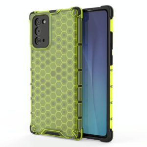 For Samsung Galaxy Note 20 Shockproof Honeycomb PC + TPU Protective Case(Green) (OEM)
