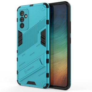 For Samsung Galaxy A82 5G Punk Armor 2 in 1 PC + TPU Shockproof Case with Invisible Holder(Blue) (OEM)
