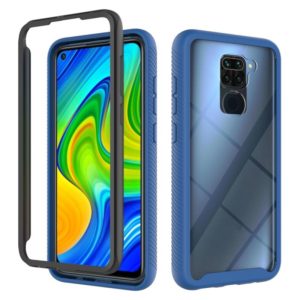 For Xiaomi Redmi Note 9 Starry Sky Solid Color Series Shockproof PC + TPU Protective Case(Royal Blue) (OEM)