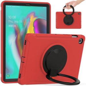For Samsung Galaxy Tab S5e 10.5 inch T720 2019 Shockproof TPU + PC Protective Case with 360 Degree Rotation Foldable Handle Grip Holder & Pen Slot(Red) (OEM)