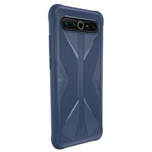 For Meizu 17 Butterfly Shadow Shockproof Rubber TPU Protective Case(Blue) (OEM)