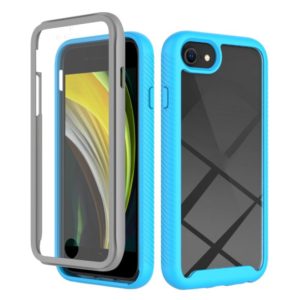 Starry Sky Solid Color Series Shockproof PC + TPU Case with PET Film For iPhone 6(Sky Blue) (OEM)