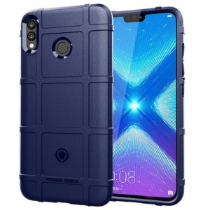 Shockproof Protector Cover Full Coverage Silicone Case for Huawei Honor 8X (Dark Blue) (OEM)