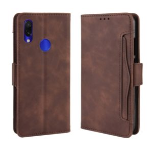 Wallet Style Skin Feel Calf Pattern Leather Case For Xiaomi Redmi Note 7 / Note 7 Pro / Note 7S,with Separate Card Slot(Brown) (OEM)